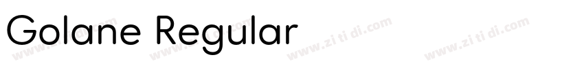 Golane Regular字体转换